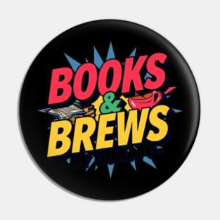 Books and Brews  My Therapy Pin
