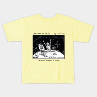 The Last Man On Earth: Bitcoin Kids T-Shirt