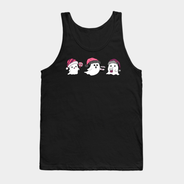 Ghosts of Christmas Tank Top by H. R. Sinclair
