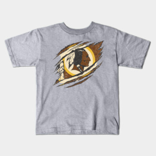 Vintage Washington Football Commanders Redskins Hail Kids T-Shirt