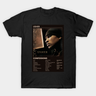 Tracklist Album Usher - Comfessions T-Shirt