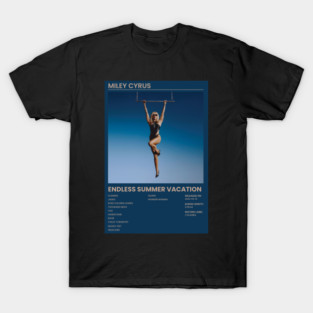 Tracklist Album Miley Cyrus - Endless Summer Vacation T-Shirt
