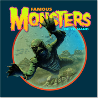 Famous Monsters – Creature from the Black Lagoon Posters and Art