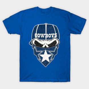 Dallas Cowboys Star Football Design T-Shirt