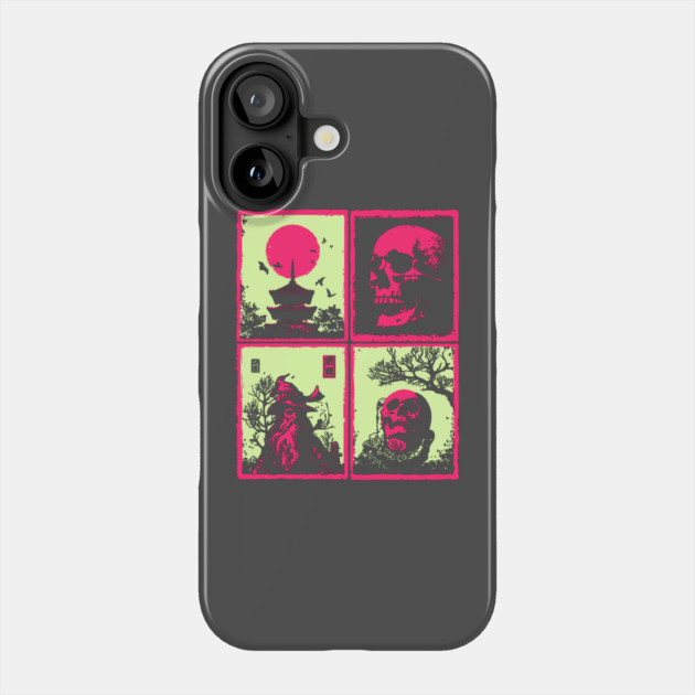 Neon Skull - Vaporwave Pastel Goth Halloween Phone Case by TuncGK