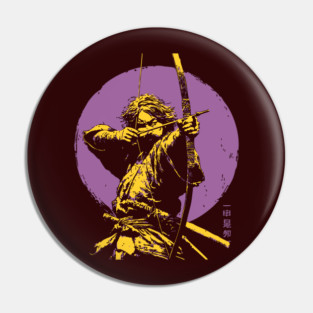 Samurai Archer - Japanese Kyudo Master Pin