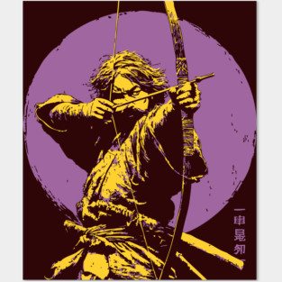 Samurai Archer - Japanese Kyudo Master Posters and Art