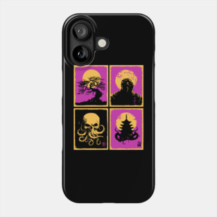 Cthulhu Ukiyo-e - Japanese Lovecraftian Horror Phone Case