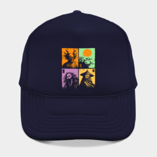 Spooky Japanese Ghosts - Retro Halloween Yurei Hat