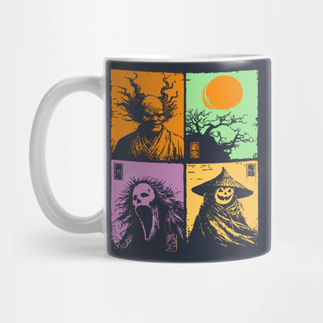 Spooky Japanese Ghosts - Retro Halloween Yurei by TuncGK