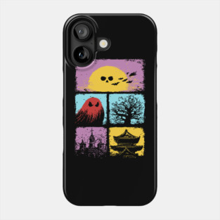 Creepy Cute Halloween - Spooky Japanese Ghosts Phone Case