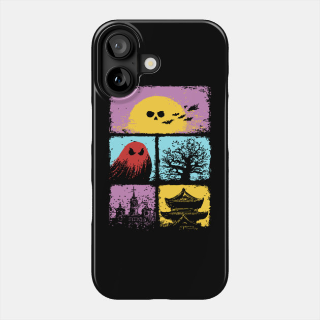 Creepy Cute Halloween - Spooky Japanese Ghosts Phone Case by TuncGK