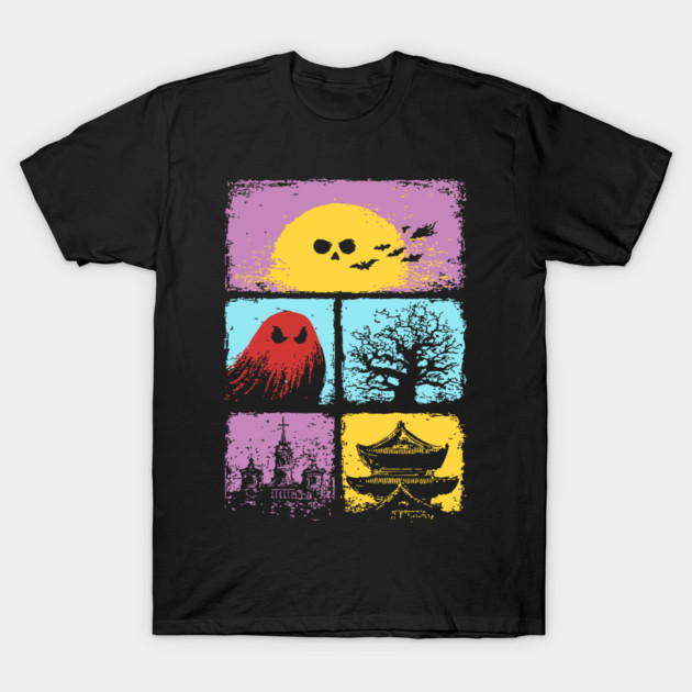 Creepy Cute Halloween - Spooky Japanese Ghosts T-Shirt by TuncGK