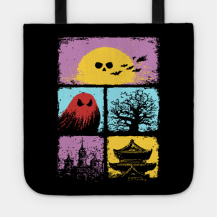 Creepy Cute Halloween - Spooky Japanese Ghosts Tote