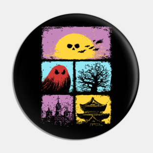 Creepy Cute Halloween - Spooky Japanese Ghosts Pin
