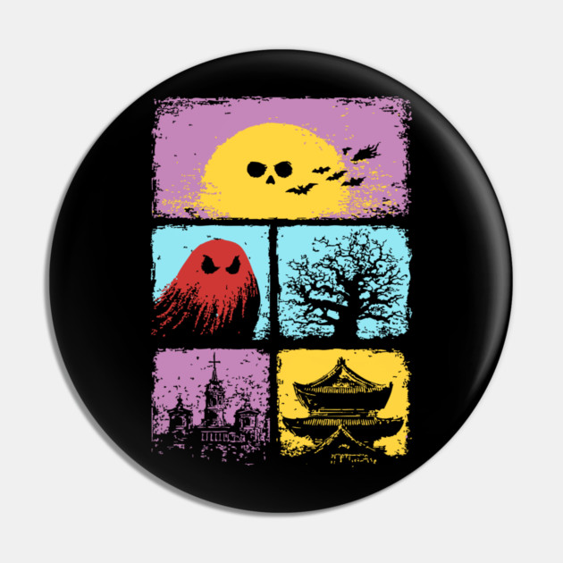 Creepy Cute Halloween - Spooky Japanese Ghosts Pin by TuncGK