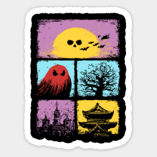 Creepy Cute Halloween - Spooky Japanese Ghosts Magnet