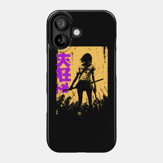 Onna Bugeisha - Retro Female Samurai Warrior Phone Case by TuncGK