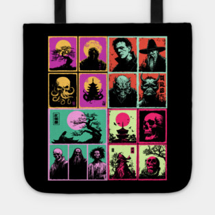 Ultimate Monster Mash - Horror and Fantasy Pattern Tote