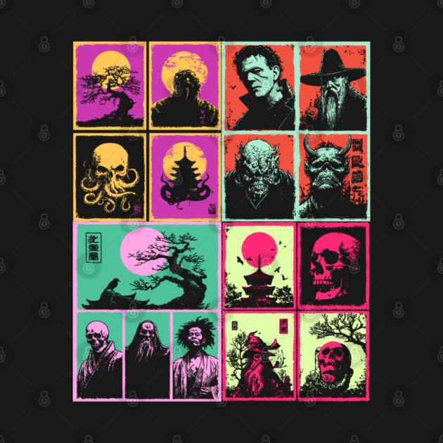 Ultimate Monster Mash - Horror and Fantasy Pattern by TuncGK