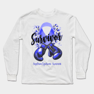 Blossom Angelman Syndrome Warrior Survivor Long Sleeve T-Shirt