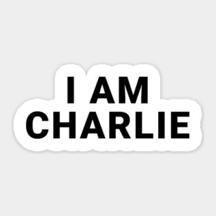 I Am Charlie Sticker