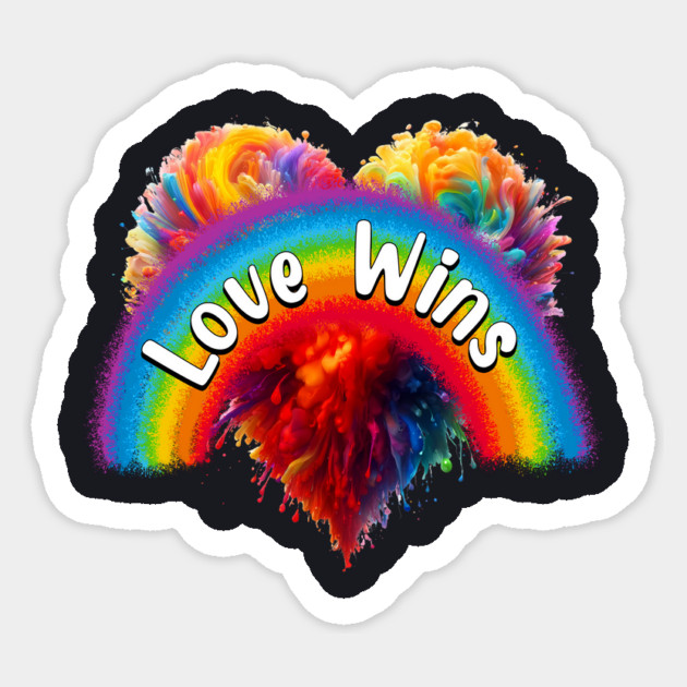 Love Wins Sticker by Charles's Store 8