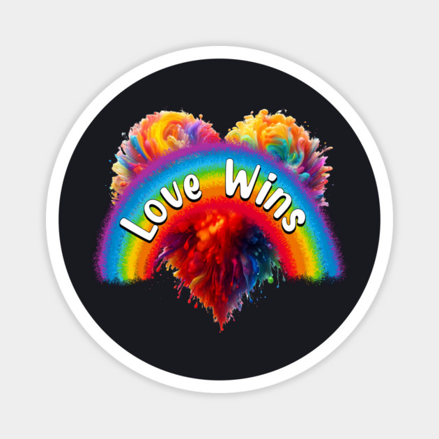 Love Wins Magnet by Charles's Store 8