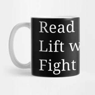 Read Books Lift Weights Fight Fascists Mug