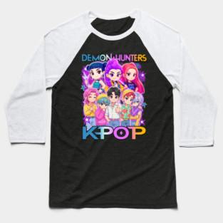 Kpop Demon Hunters Image Baseball T-Shirt