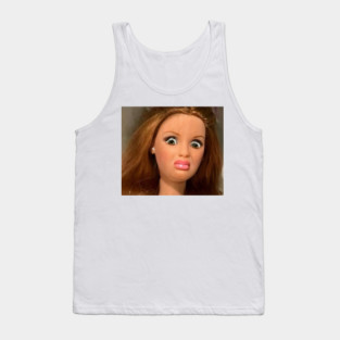 Disgusted Doll Meme Tank Top