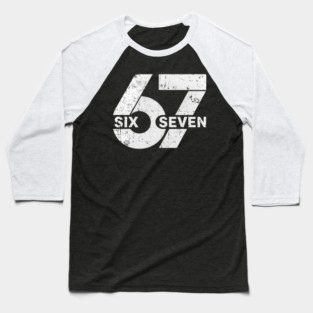 67 Six Seven Meme Baseball T-Shirt