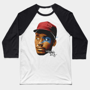 Rapper Big Daddy Kane Face Baseball T-Shirt