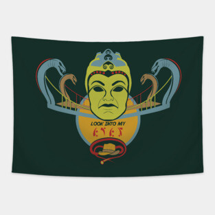 Look Into My Eyes - Indiana Jones Artwork Tapestry
