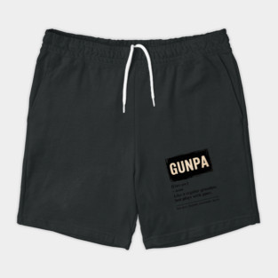 Gunpa Definition Gun Lover Grandpa Gun Enthusiast Shorts