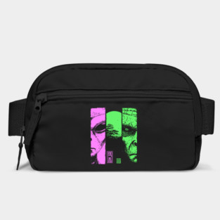 Alien vs Zombie - Retro Sci-Fi Horror Split Portrait Bag