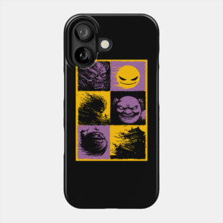 Yokai Demons - Japanese Oni and Hannya Mask Collage Phone Case