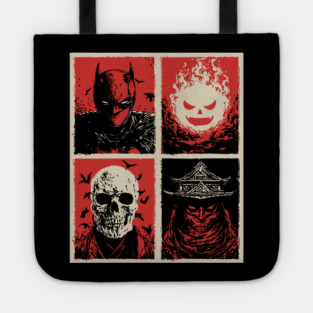 Gothic Vigilante & Ninja Horror - Retro Comic Book Art Tote