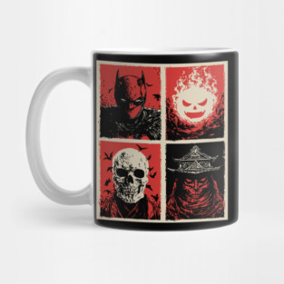 Gothic Vigilante & Ninja Horror - Retro Comic Book Art Mug