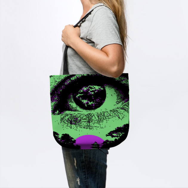 Psychedelic Eye - Retro Vaporwave All Seeing Eye by TuncGK