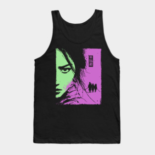 Female Ronin - Ukiyo-e Wandering Swordswoman Tank Top