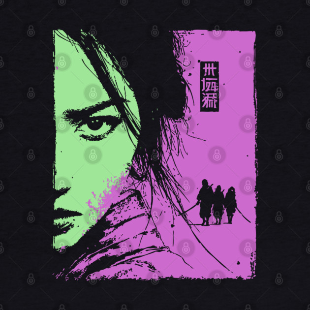 Female Ronin - Ukiyo-e Wandering Swordswoman by TuncGK