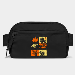 Autumn Squirrel - Retro Ukiyo-e Fall Aesthetic Bag