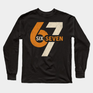 67 Six Seven Meme Long Sleeve T-Shirt