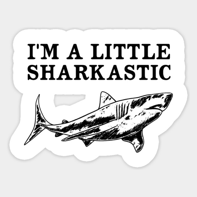 Funny Shark Quote Magnet by Hays Robert Print