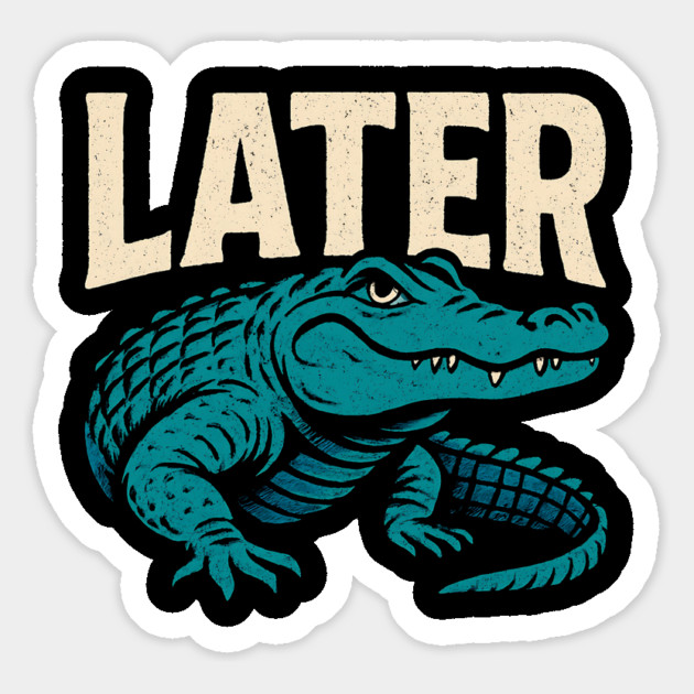 Later Gator Magnet by Hays Robert Print