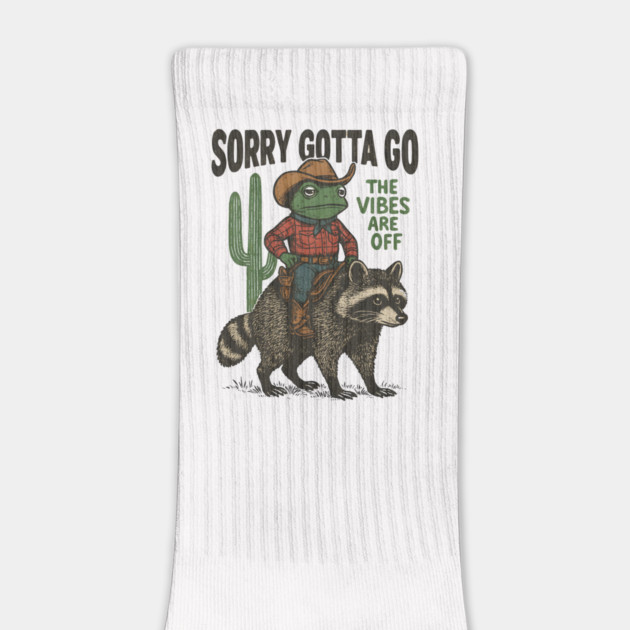 Cowboy Frog Riding Raccoon by Hays Robert Print