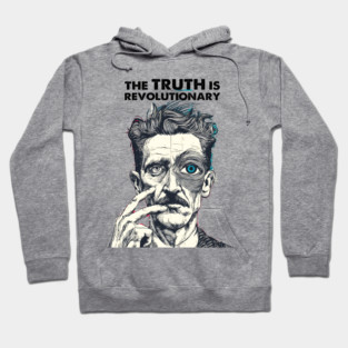 George Orwell: Living in an Orwellian Fiction Hoodie