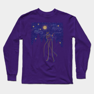 Starry Night Ride Long Sleeve T-Shirt