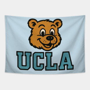 Bruins Retro Comic Book Style Logo Tapestry